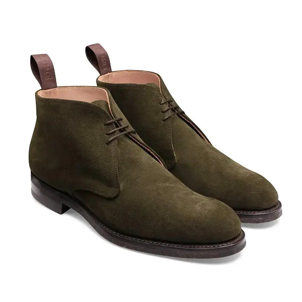 Cheaney Sherwood Chukka Boot in Hunting Green Suede from Emmett Stone Country Sports Emmett Stone Country Sports Ltd