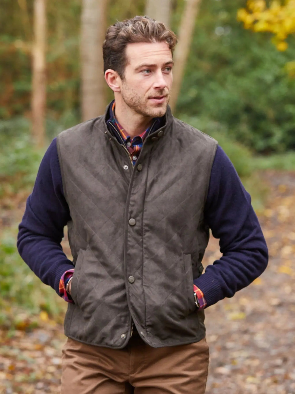 Alan Paine FELWELL MENS GILET-OLIVE - Emmett & Stone – Emmett & Stone ...