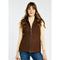 Dubarry Kingston Ladies Leather Gilet in Walnut