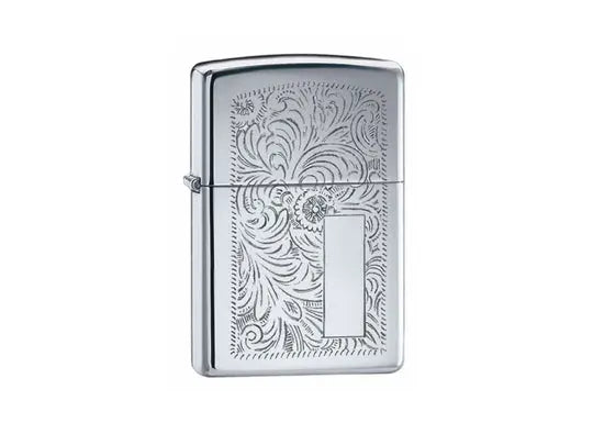 Zippo Venetian High Polished Chrome Lighter 352 from Emmett & Stone ...