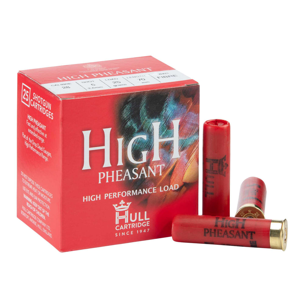 Hull Cartridge 28G High Pheasant 23gr – Emmett & Stone Country Sports Ltd